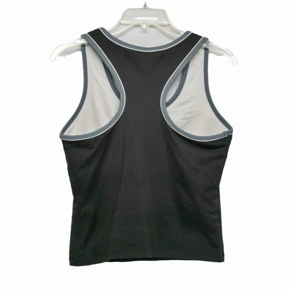 Women's XL Tank Activewear SO SPORTY Vintage Cropped Workout Gear Made in USA - Picture 2 of 4